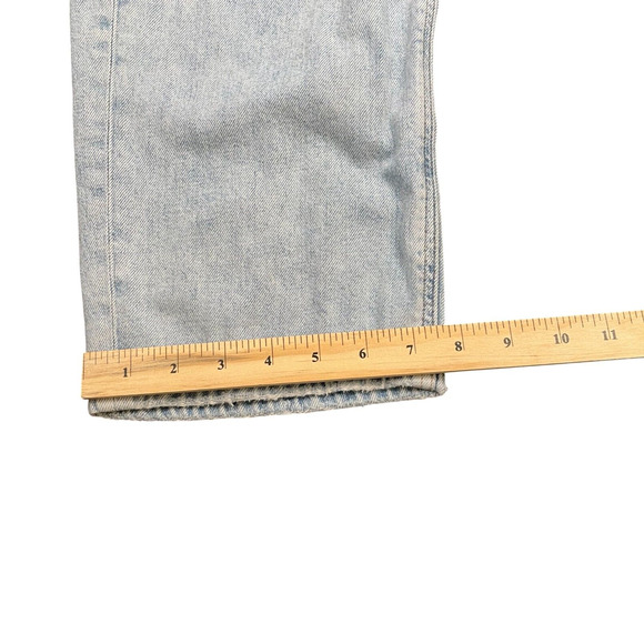 American Eagle Women 6 Highest Rise Baggy Destroyed Thrashed Grunge Stretch Y2K - Picture 4 of 7